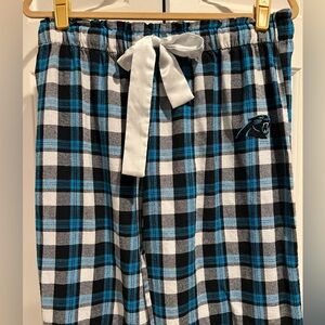 NFL Carolina Panthers, Women’s Plaid , Flannel , Pajama , Loungewear Pants
